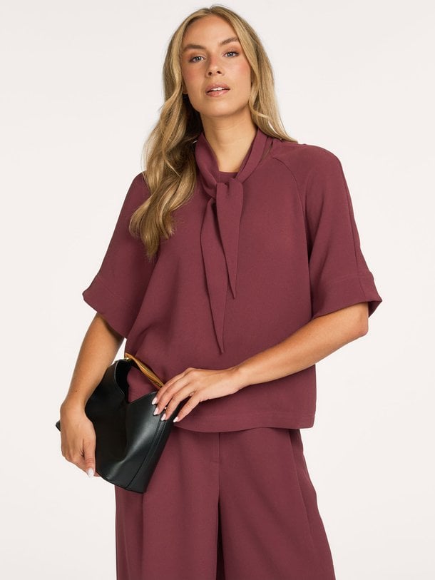 Kassie, geweven blouse