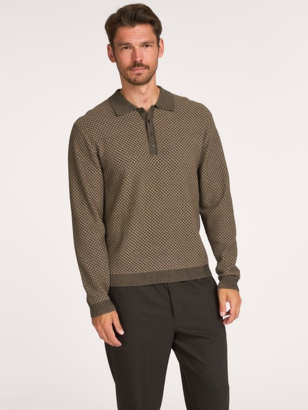 425183 Jonnte, katoenen polo trui