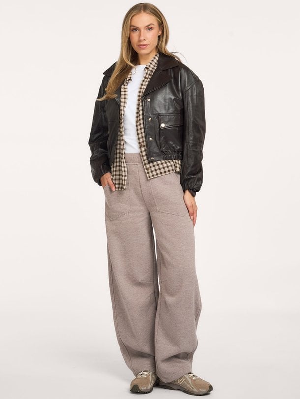 Jayden Wide Leg Jogger Jayden, katoenmix joggingsbroek