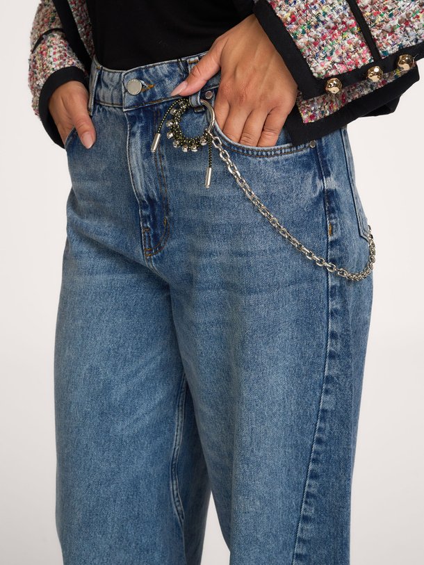 KAST Kast, high waist barrel fit jeans