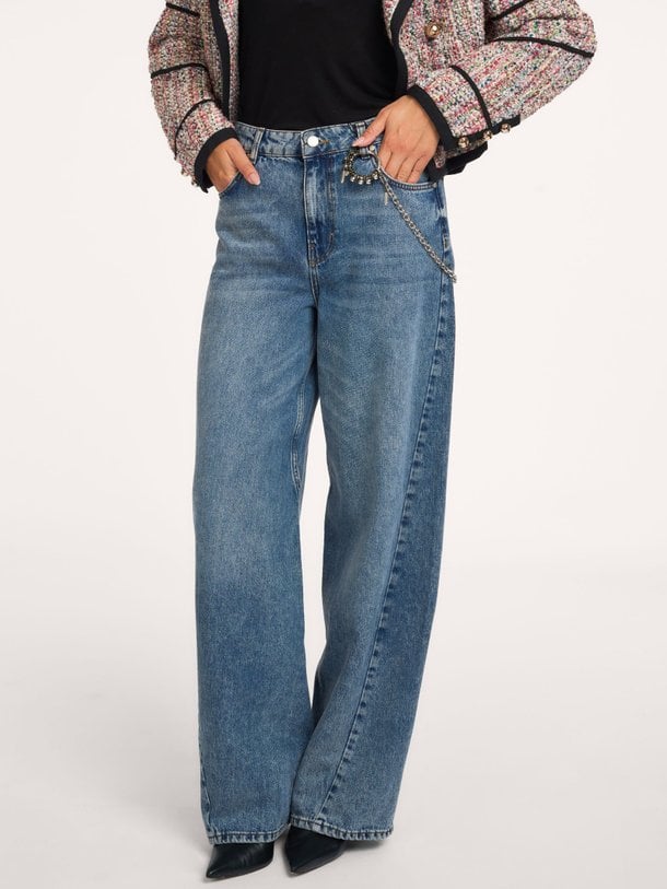 KAST Kast, high waist barrel fit jeans