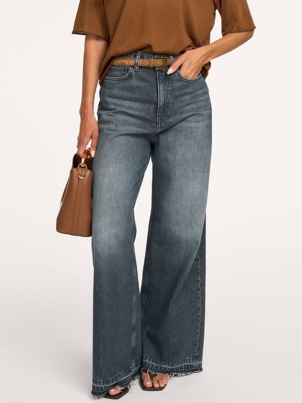 Sear, high waist wide fit jeans