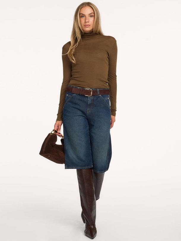 520230 Zerafne, wolmix longsleeve met col