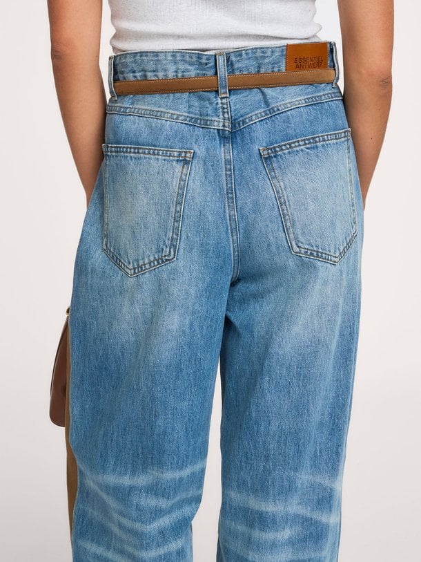 KRISP Krisp, high waist barrel fit jeans