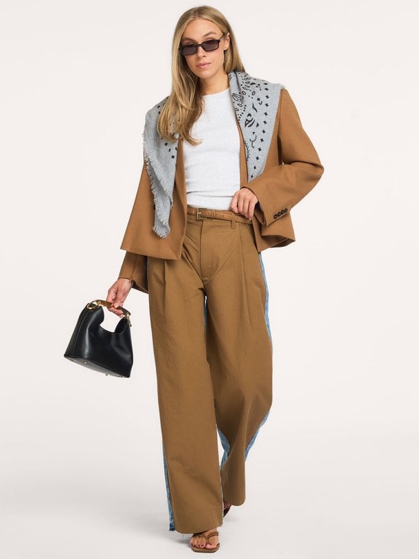 KRISP Krisp, high waist barrel fit jeans