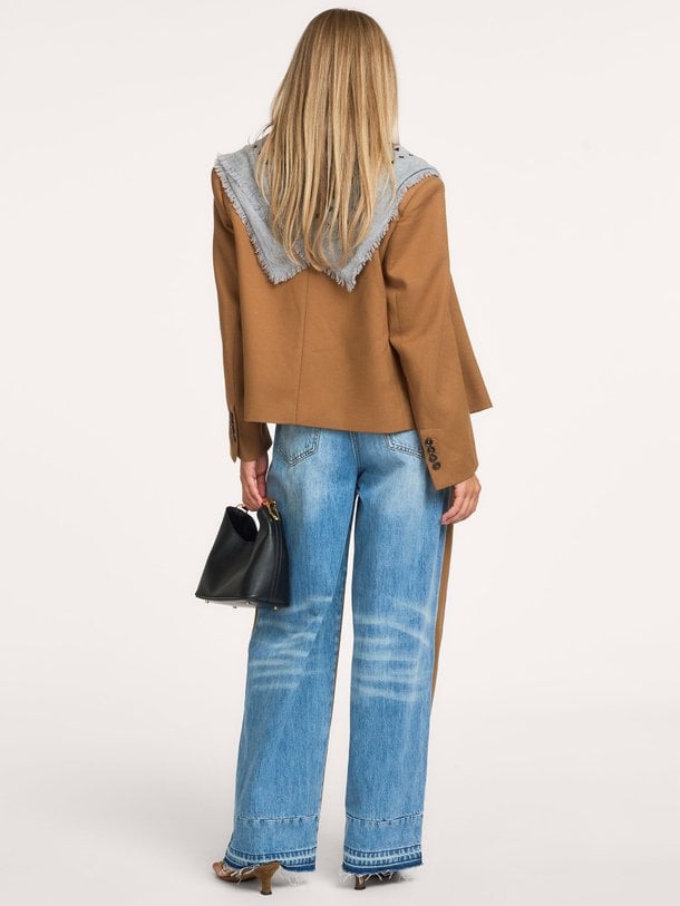 KRISP Krisp, high waist barrel fit jeans