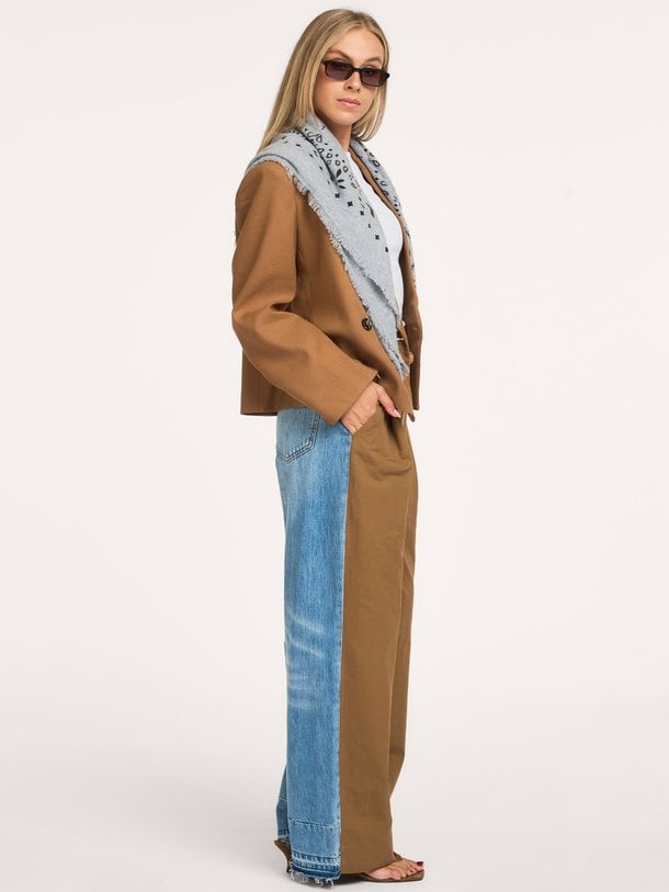 KRISP Krisp, high waist barrel fit jeans