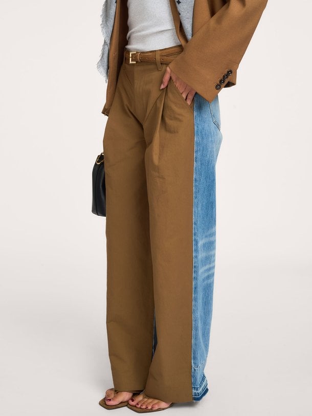 KRISP Krisp, high waist barrel fit jeans
