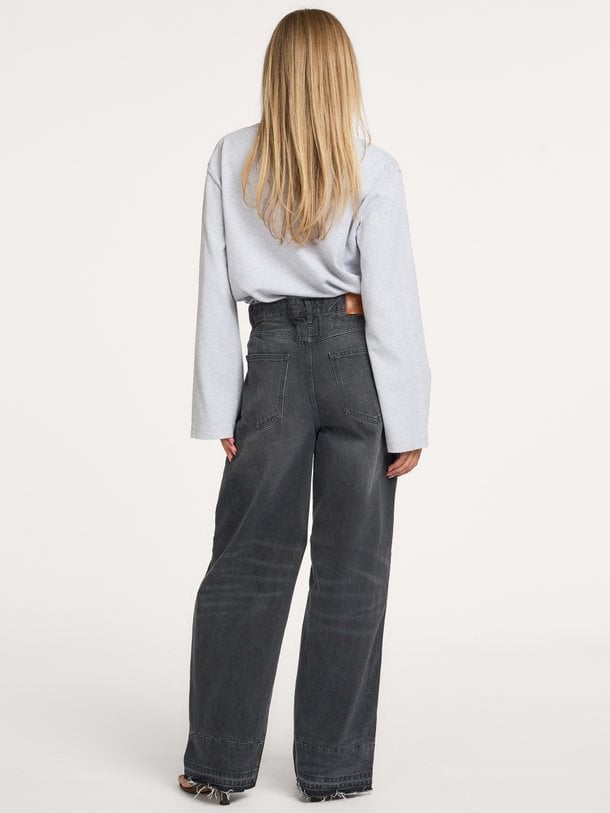 KRISP Krisp, high waist barrel fit jeans
