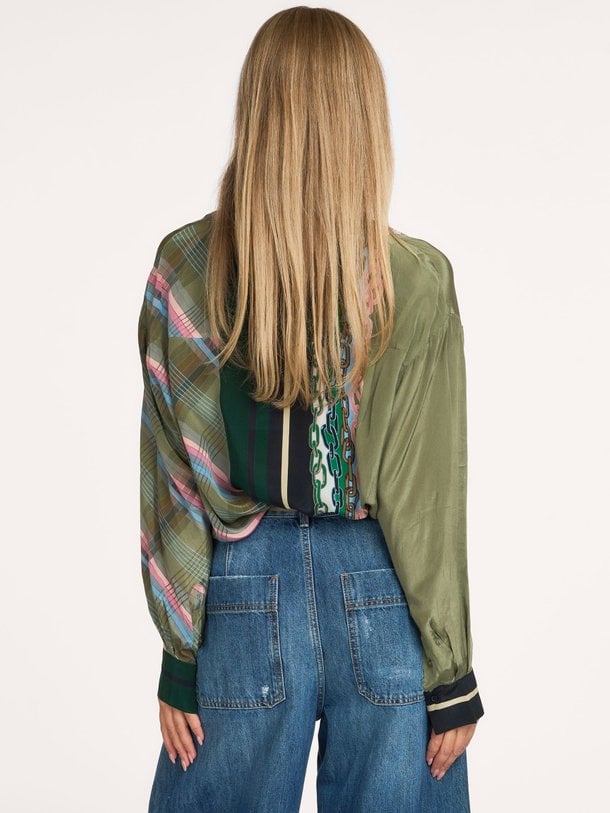 KING King, viscose blouse met print