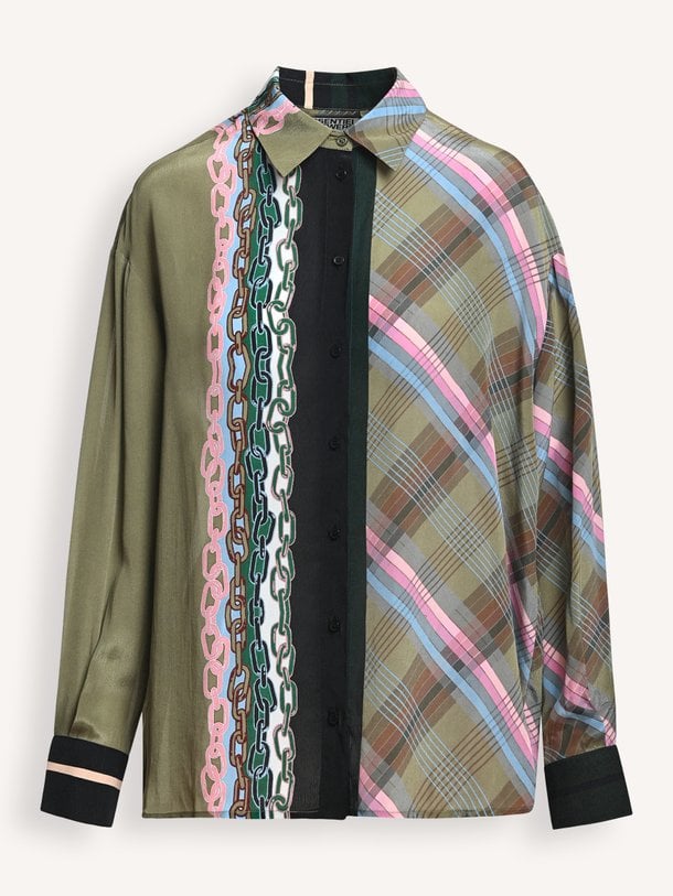 KING King, viscose blouse met print