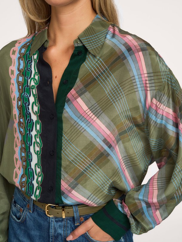 KING King, viscose blouse met print