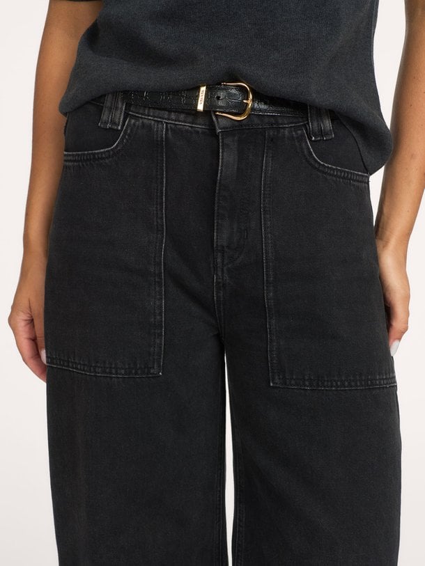 Derive, high waist wide fit jeans