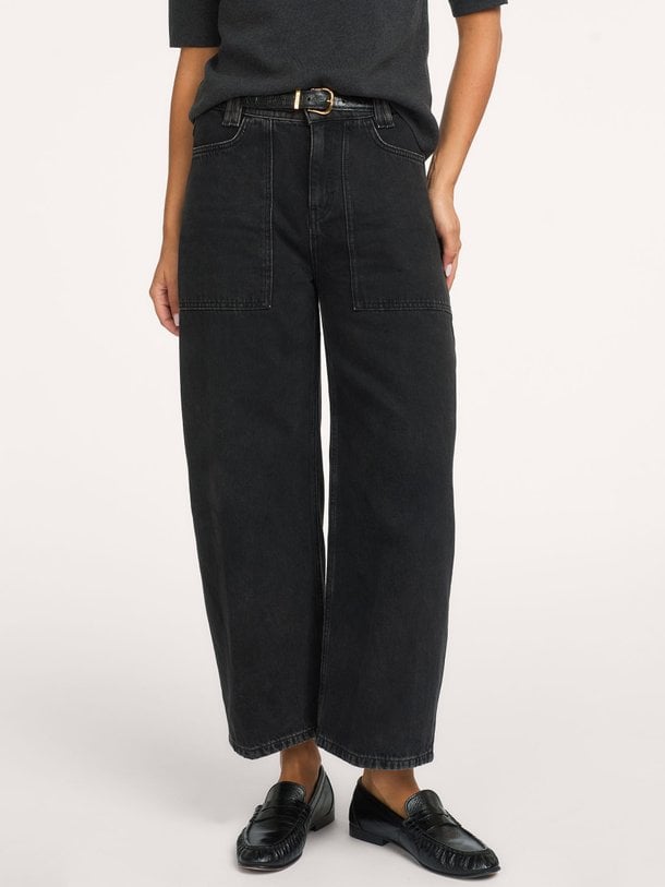 Derive, high waist wide fit jeans
