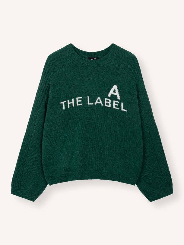 ladies knitted the label pullover Alpacamix trui