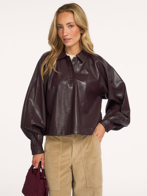 Seorak, leatherlook top