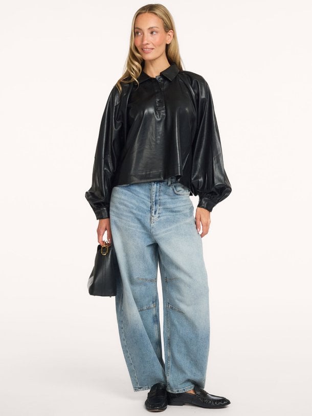Seorak, leatherlook top