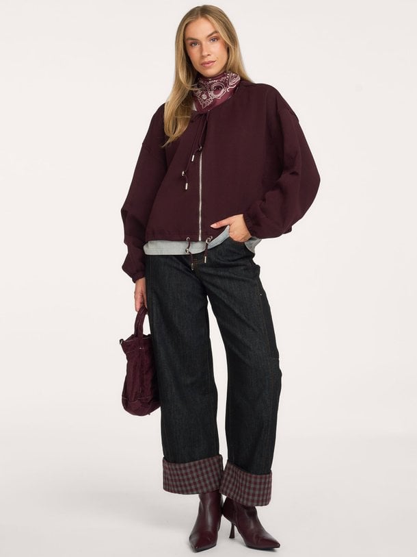 BANDAI Bandai, high waist barrel fit jeans