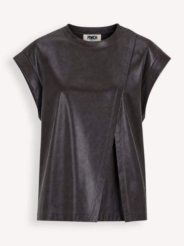 CORFE Corfe, leatherlook top