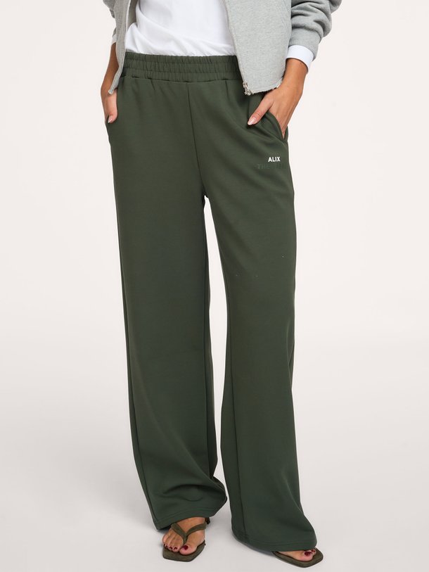 ladies knitted alix pants Katoenmix broek