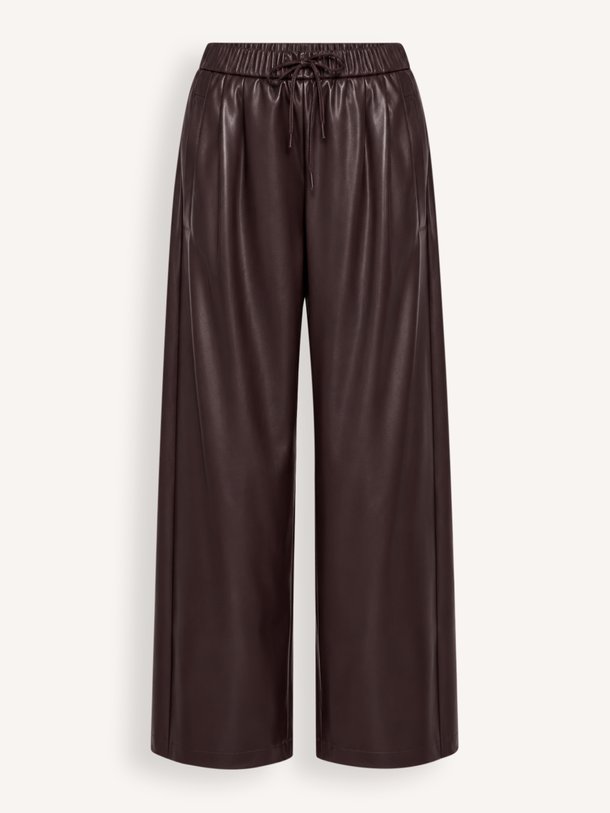 ODAESAN Odaesan, leatherlook broek