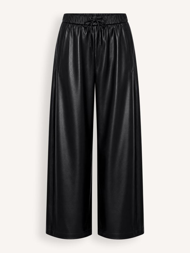 ODAESAN Odaesan, leatherlook broek