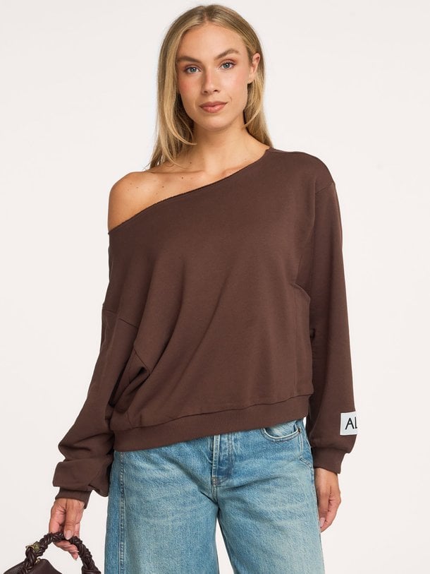ladies knitted badwing sweater Katoenen sweater