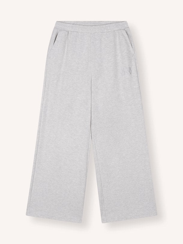 ladies knitted wide leg pants Katoenen joggingbroek