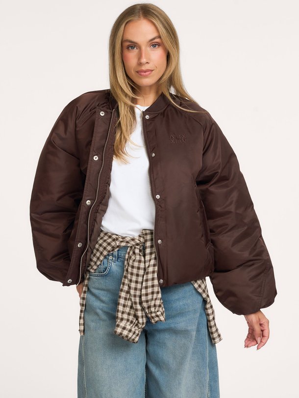 ladies woven nylon jacket Geweven bomber jack