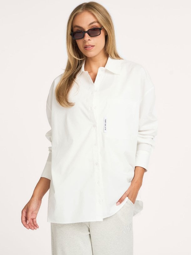 ladies woven oversized blouse Katoenmix oversized blouse