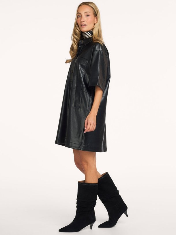 HARTER Harter, leatherlook jurk