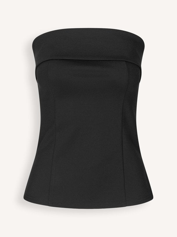 Doritmd top Dorit, viscosemix strapless top