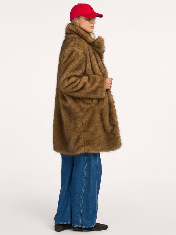 Cedricmd coat Cedric, fake fur mantel