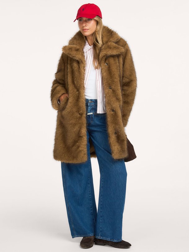 Cedricmd coat Cedric, fake fur mantel