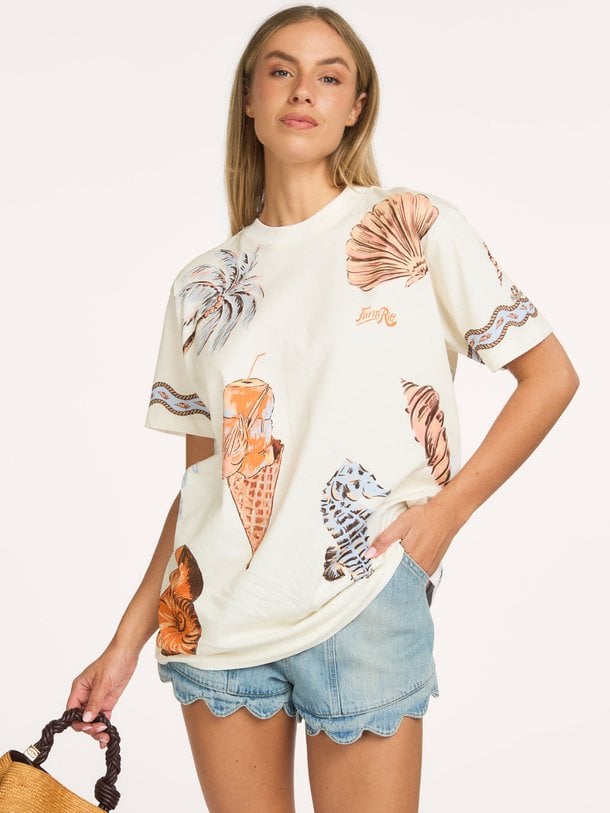 Katoenen T-shirt met print
