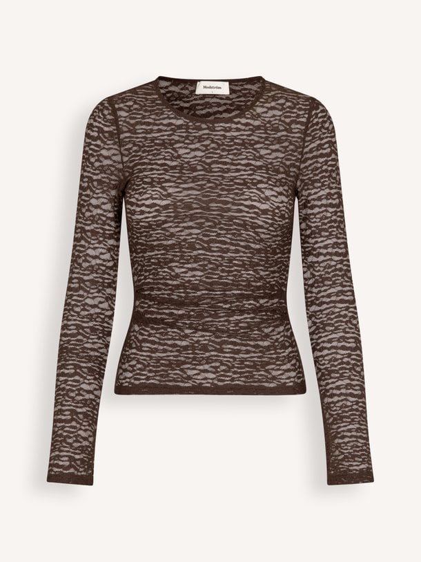 Dianamd top Diana, geweven top