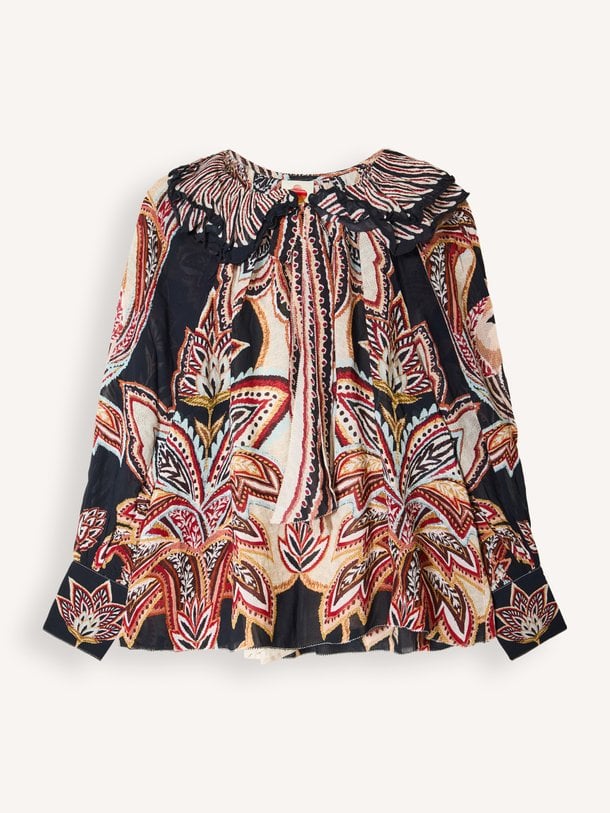 Viscose top met print