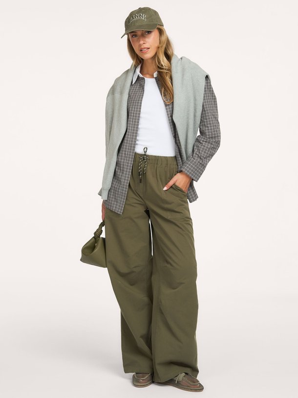 Damaris, katoenen geruite blouse