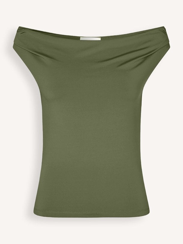 HimaMD off-shoulder top Hima, jersey off shoulder top