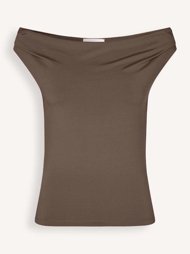 HimaMD off-shoulder top Hima, jersey off shoulder top