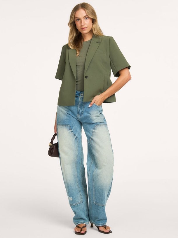 Galemd SS blazer Gale, viscosemix blazer