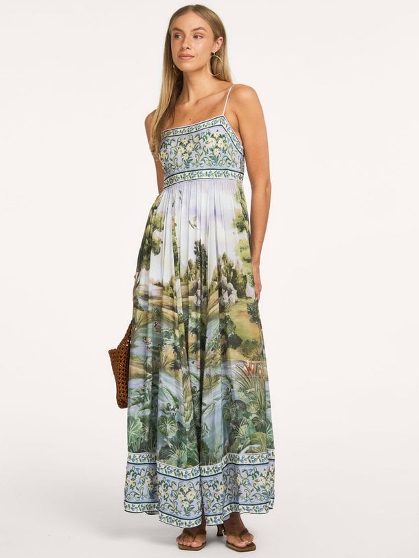 Viscose jurk met print