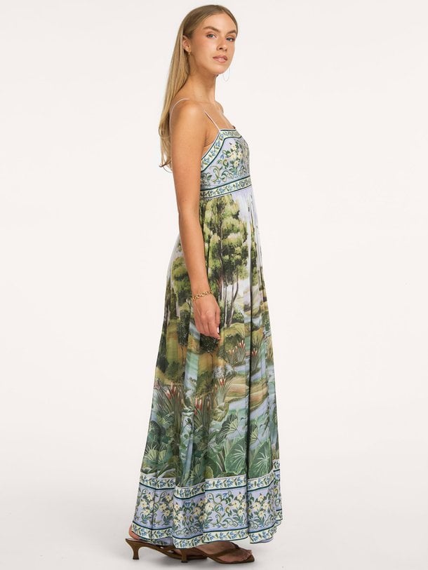 Viscose jurk met print
