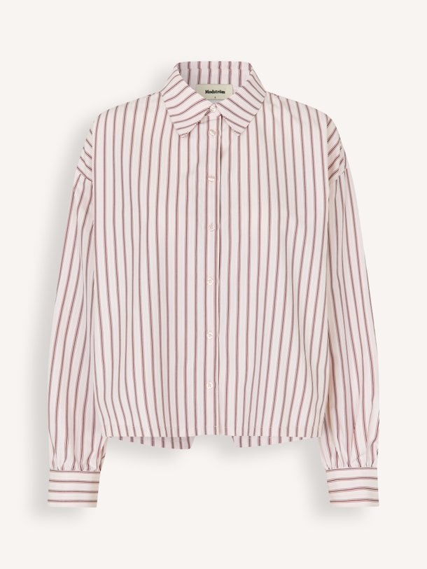 Dilanmd stripe shirt Dilan, katoenmix gestreepte blouse