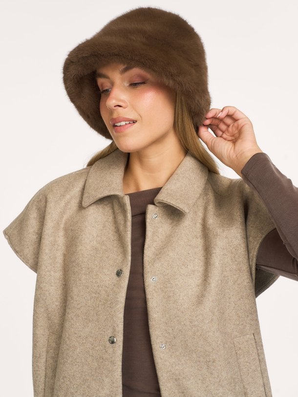 Demmimd hat Demmi, fake fur bucket hat