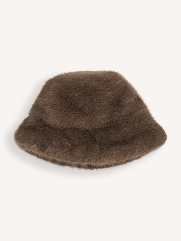 Demmimd hat Demmi, fake fur bucket hat