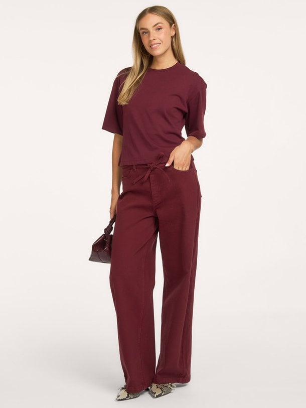 Isolde, high waist wide leg jeans