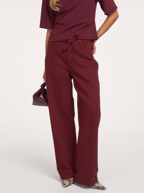 Isolde, high waist wide leg jeans