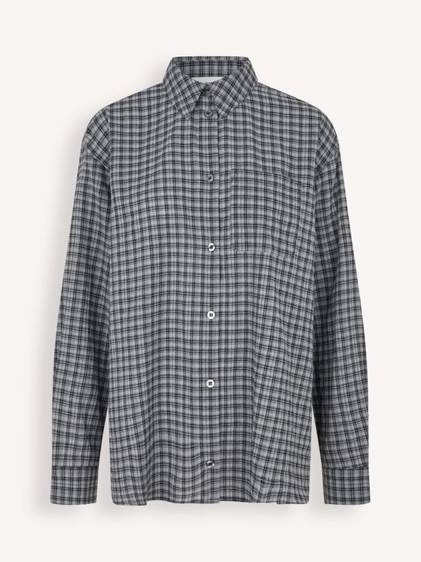 Dorotheamd shirt Dorothea, katoenen geruite blouse