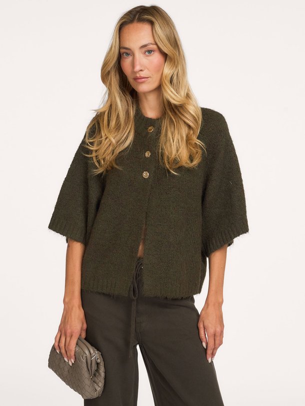 Benuta Fluffy Knit Cardigan Benuta, wolmix vest